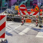 barrière de chantier temporaire